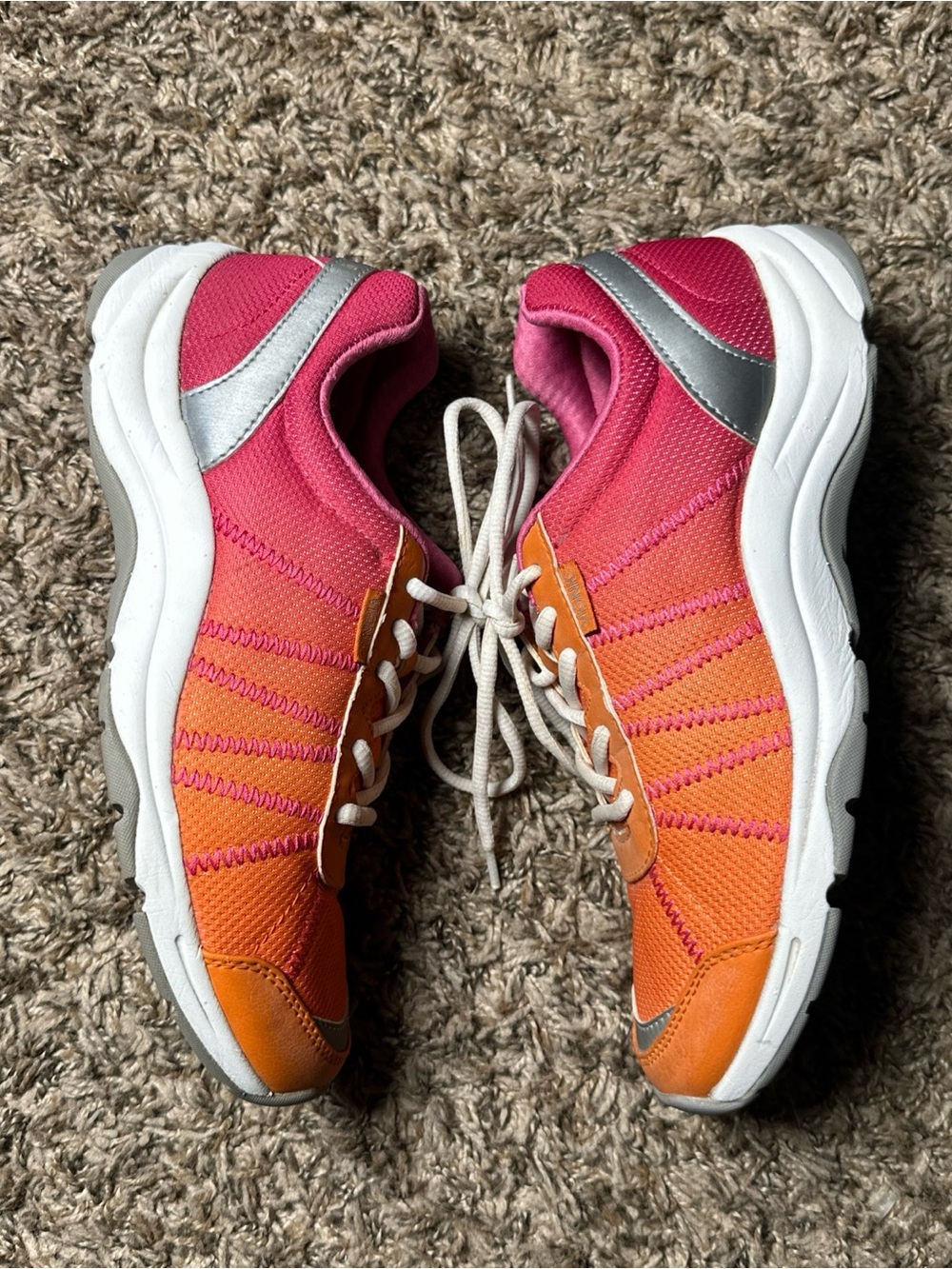 Vionic Alliance Pink and Orange Women's Size 8 Walking Comfort Shoes